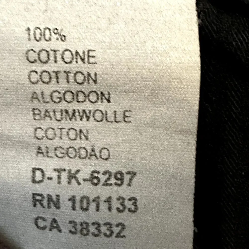 Ermenegildo Zegna Straight 5 Pocket Jean 100% Cotton Made In Italy Black 40